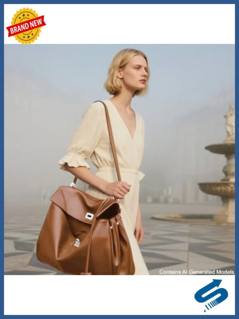 Genuine Leather Tote Bag for Women Large Capacity Work Travel Satchel